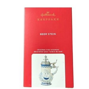 Hallmark Keepsake Christmas Ornament 2020 Beer Stein Ship, Mermaid and Dolphin